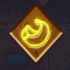 monkeys treasure banana symbol
