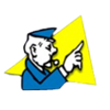 monopoly electric wins police symbol
