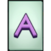 monopoly money line letter a symbol