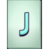 monopoly money line letter j symbol