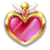 moon princess power of love heart symbol