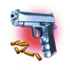 more unusual suspects gun symbol