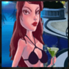 mr caribbean brunette woman symbol