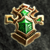 mu vs atlantis green sign symbol