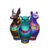 mummy madness statues symbol