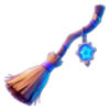 mysterious witch broomstick symbol