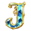 mysterious witch letter j symbol