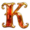 mysterious witch letter k symbol