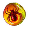 mystical amber spider symbol