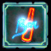 neon nights bar sign symbol