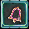 neon nights bell sign symbol