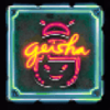 neon nights geisha sign symbol symbol