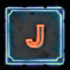 neon fruits j symbol