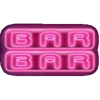 neon party double bar symbol