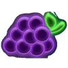 neon party grapes symbol