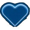 neon party heart symbol