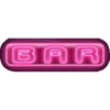 neon party single bar symbol
