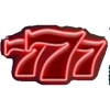 neon party triple seven symbol