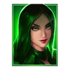 neon villains doublemax woman symbol