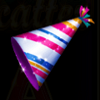 new years celebration party cap symbol