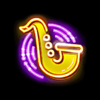 night city saxophone symbol