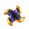 ninja raccoon shuriken symbol