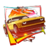 nitro nights yellow car symbol