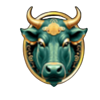 niu zhuan qian kun 2 bull green symbol