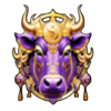 niu zhuan qian kun 2 bull purple symbol