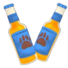oktobearfest beer bottles symbol