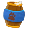 oktobearfest paw barrel symbol