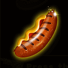 oktober spin fest hotdog symbol