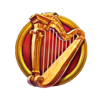 olympus blessing symbol harp