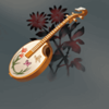 opera of the masks guitar symbol