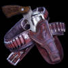 outlaw waysfecta gun symbol