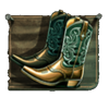 outlaws redemption cowboy boots symbol