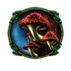 owl eyes shrooms symbol