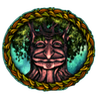 owl eyes wise ancient tree symbol
