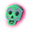 pablo el diablo green mask symbol