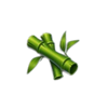panda goes boom bamboo symbol