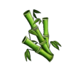 panda planet bamboo symbol