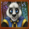 panda planet panda blue symbol