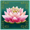 panda temple riches lotus symbol