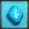 panda warrior blue symbol