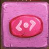 panda warrior pink symbol