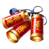 pandas gold golden coins link red scrolls symbol