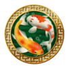 pandas gold koi symbol