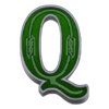 patricks club three pots letter q symbol