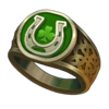 patricks club three pots lucky ring symbol