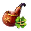patricks party dice pipe symbol